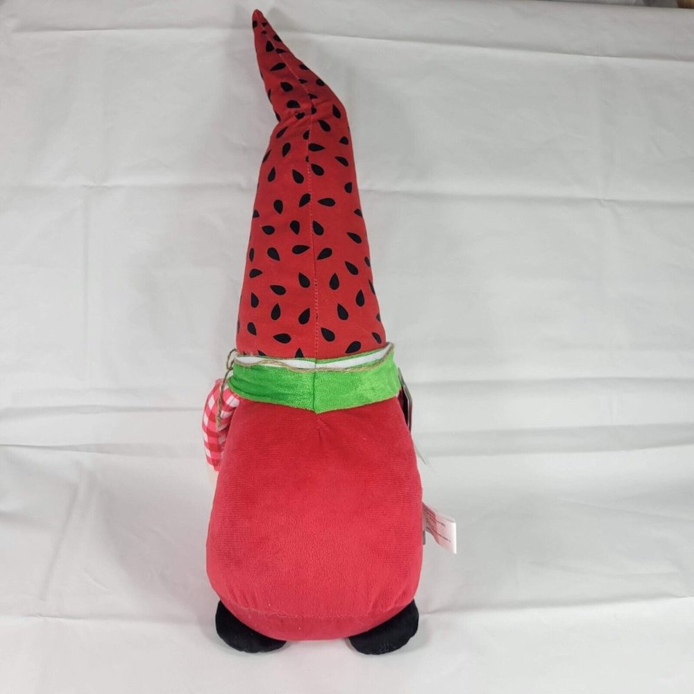 Rae Dunn Red & Green Watermelon Gnome "Life Is Sweet" - Picture 7 of 10